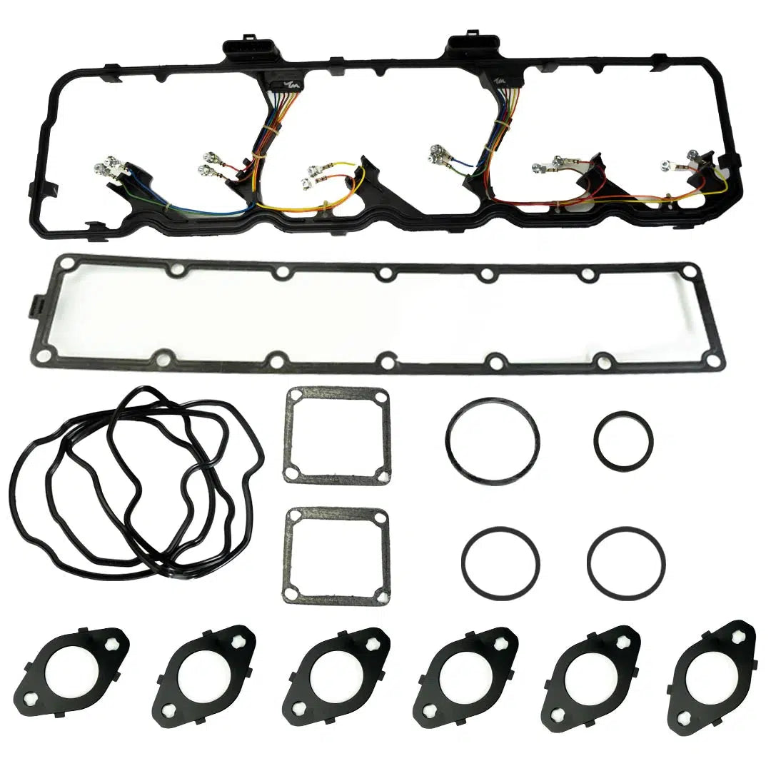 2006-2007 Cummins Engine Installation Gasket W/ Injector Harness (245B01)-Engine Gaskets-Industrial Injection-245B01-Dirty Diesel Customs