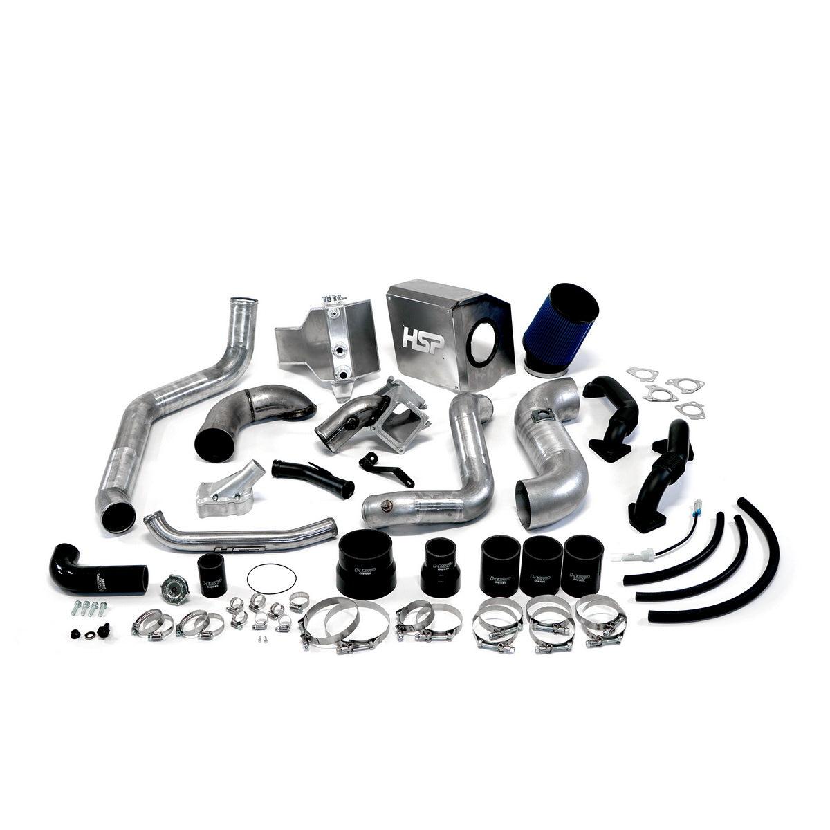 2006-2007 Duramax Deluxe Max Air Flow Bundle (384-HSP)-Intake Kit-HSP Diesel-384-HSP-RAW-Dirty Diesel Customs