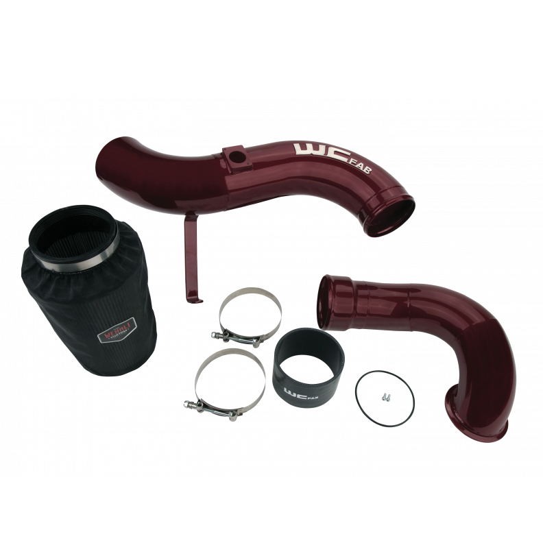 2006-2007 LBZ Duramax 4" Intake Kit (garage-sale-WCF100638-BC)-Intake Kit-Wehrli Custom Fabrication-Dirty Diesel Customs