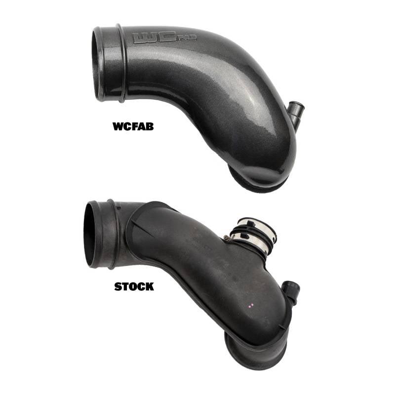 2006-2010 Duramax High Flow Turbo Intake Horn (WCF100412)-Intake Elbows-Wehrli Custom Fabrication-Dirty Diesel Customs