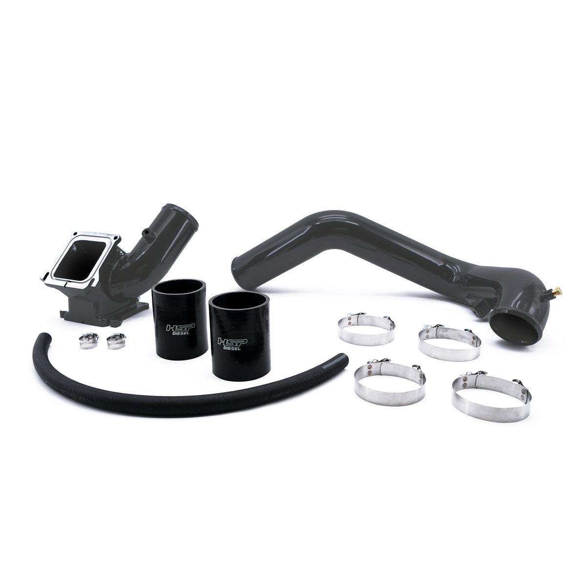 2006-2010 Duramax Max Flow Bridge & Cold Side Tube (Behind Alt) (004-HSP)-Y-Bridge-HSP Diesel-004-HSP-DG-Dirty Diesel Customs