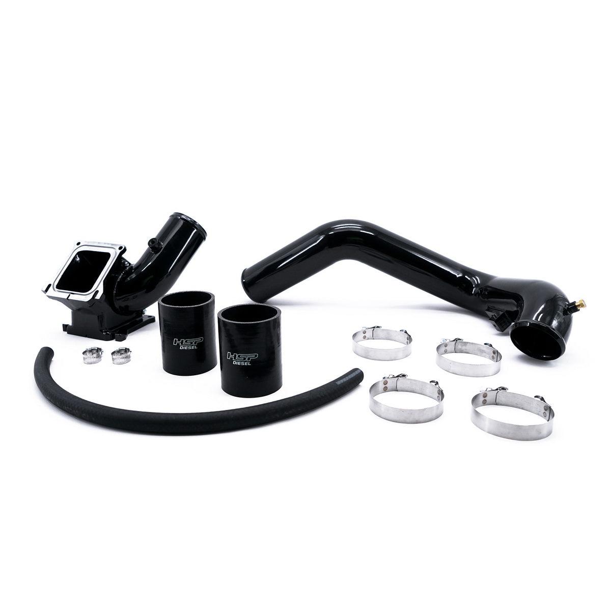 2006-2010 Duramax Max Flow Bridge & Cold Side Tube (Behind Alt) (004-HSP)-Y-Bridge-HSP Diesel-004-HSP-GB-Dirty Diesel Customs