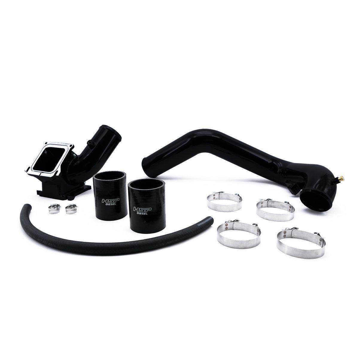 2006-2010 Duramax Max Flow Bridge & Cold Side Tube (Behind Alt) (004-HSP)-Y-Bridge-HSP Diesel-004-HSP-SB-Dirty Diesel Customs