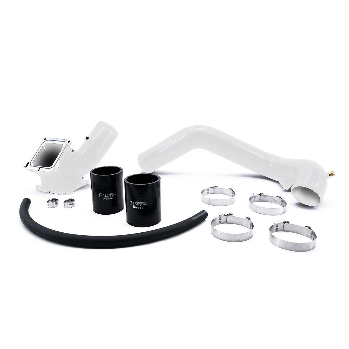 2006-2010 Duramax Max Flow Bridge & Cold Side Tube (Behind Alt) (004-HSP)-Y-Bridge-HSP Diesel-004-HSP-W-Dirty Diesel Customs