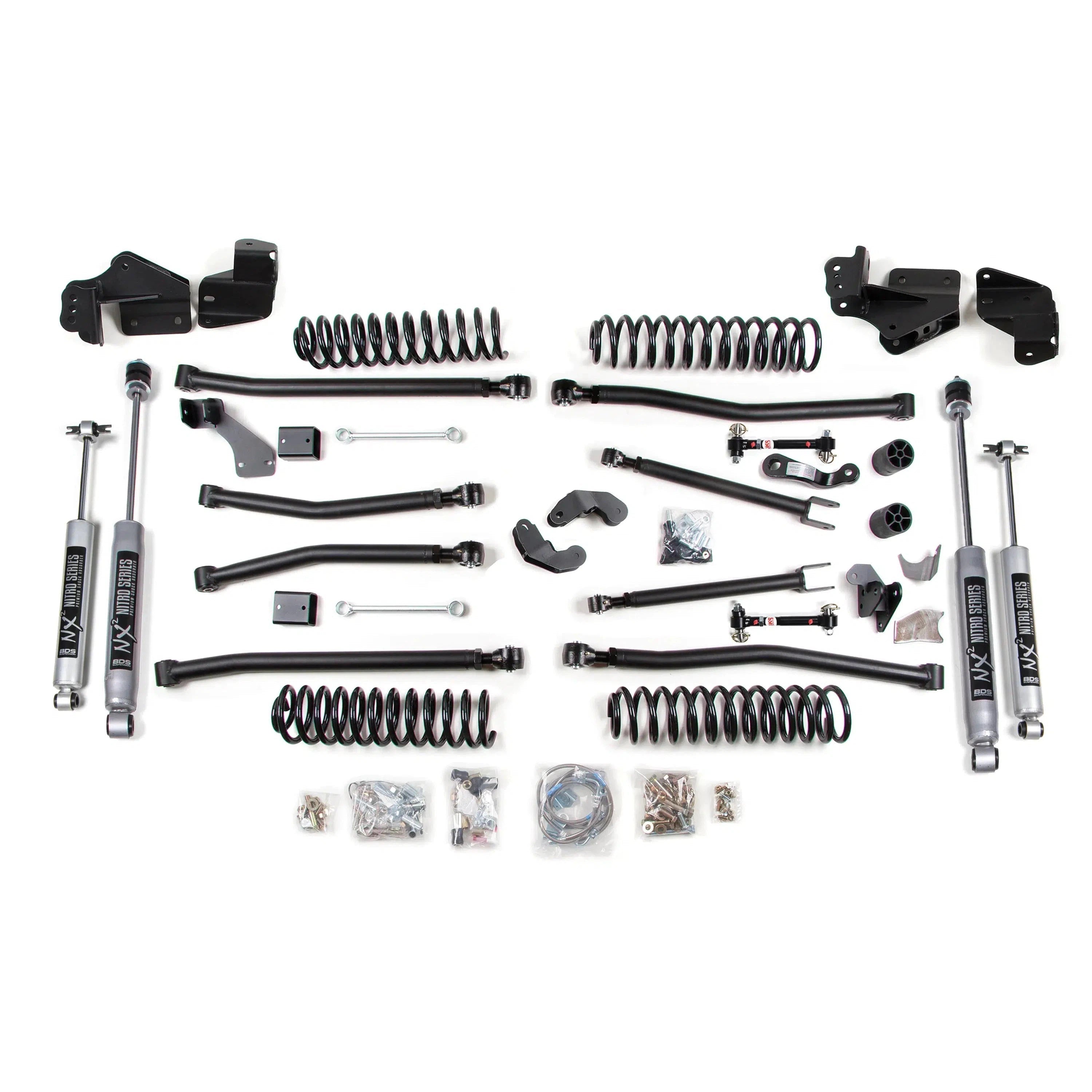 2007-2018 Jeep 4.5" Long Arm Lift Kit (BDS1407H)-Lift Kit-BDS-BDS1407H-Dirty Diesel Customs