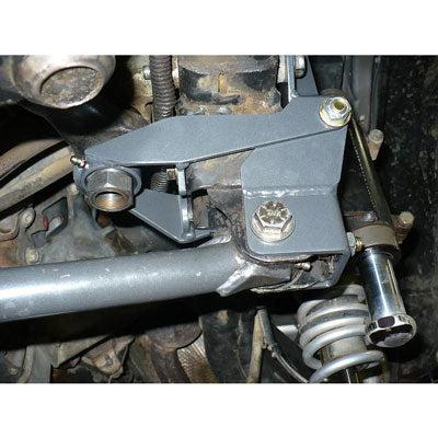 2007-2018 Jeep Front Track Bar w/ Sector Shaft Brace (8069-04)-Track Bar Brace-Synergy MFG-8069-04-Dirty Diesel Customs