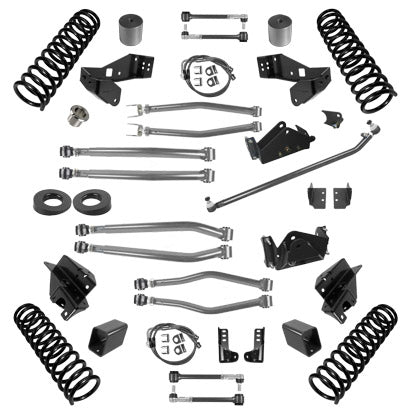 2007-2018 Jeep Stage 4 3" Lift Kit (8024-30)-Lift Kit-Synergy MFG-Dirty Diesel Customs