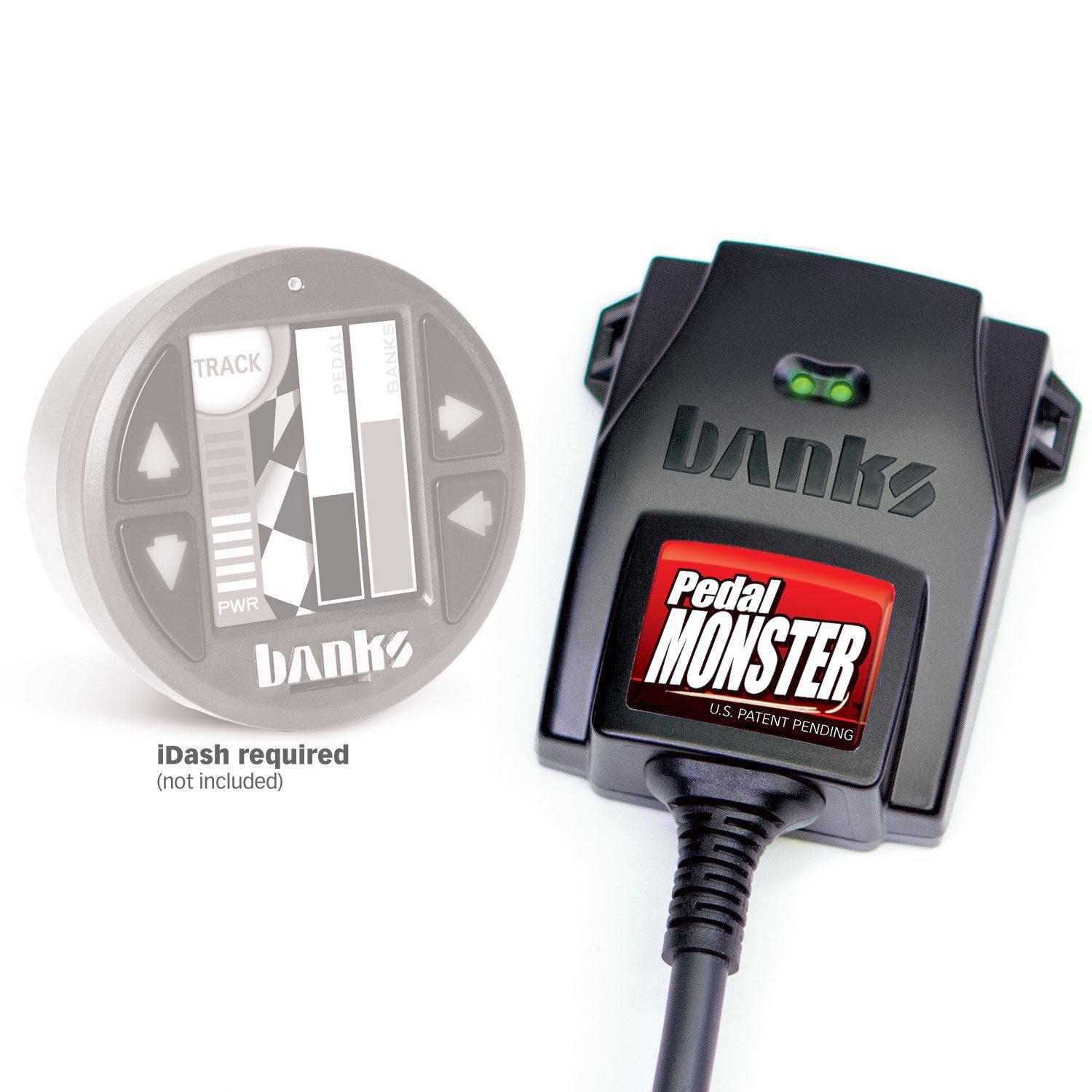 2007-2023 Cummins/Duramax/Powerstroke/Ecodiesel Pedalmonster (64310)-Throttle Sensitivity Booster-Banks Power-64311-Dirty Diesel Customs