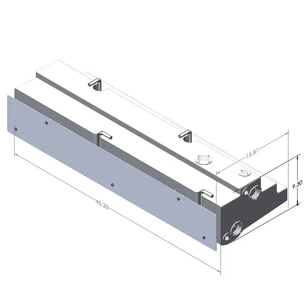 2007-2024 Sprinter S&B 16 Gallon Undercarriage Fresh Water Tank (Passenger Side) (10-3009)-Water Tank-S&B Tanks-10-3009-Dirty Diesel Customs