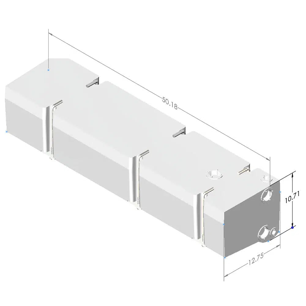 2007-2024 Sprinter S&B 22 Gallon Undercarriage Fresh Water Tank (Drivers Side) (10-3012)-Water Tank-S&B Tanks-10-3012-Dirty Diesel Customs