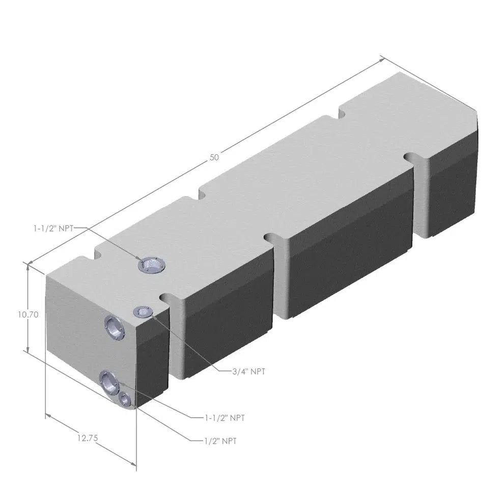 2007-2024 Sprinter S&B 22 Gallon Undercarriage Fresh Water Tank (Drivers Side) (10-3012)-Water Tank-S&B Tanks-10-3012-Dirty Diesel Customs