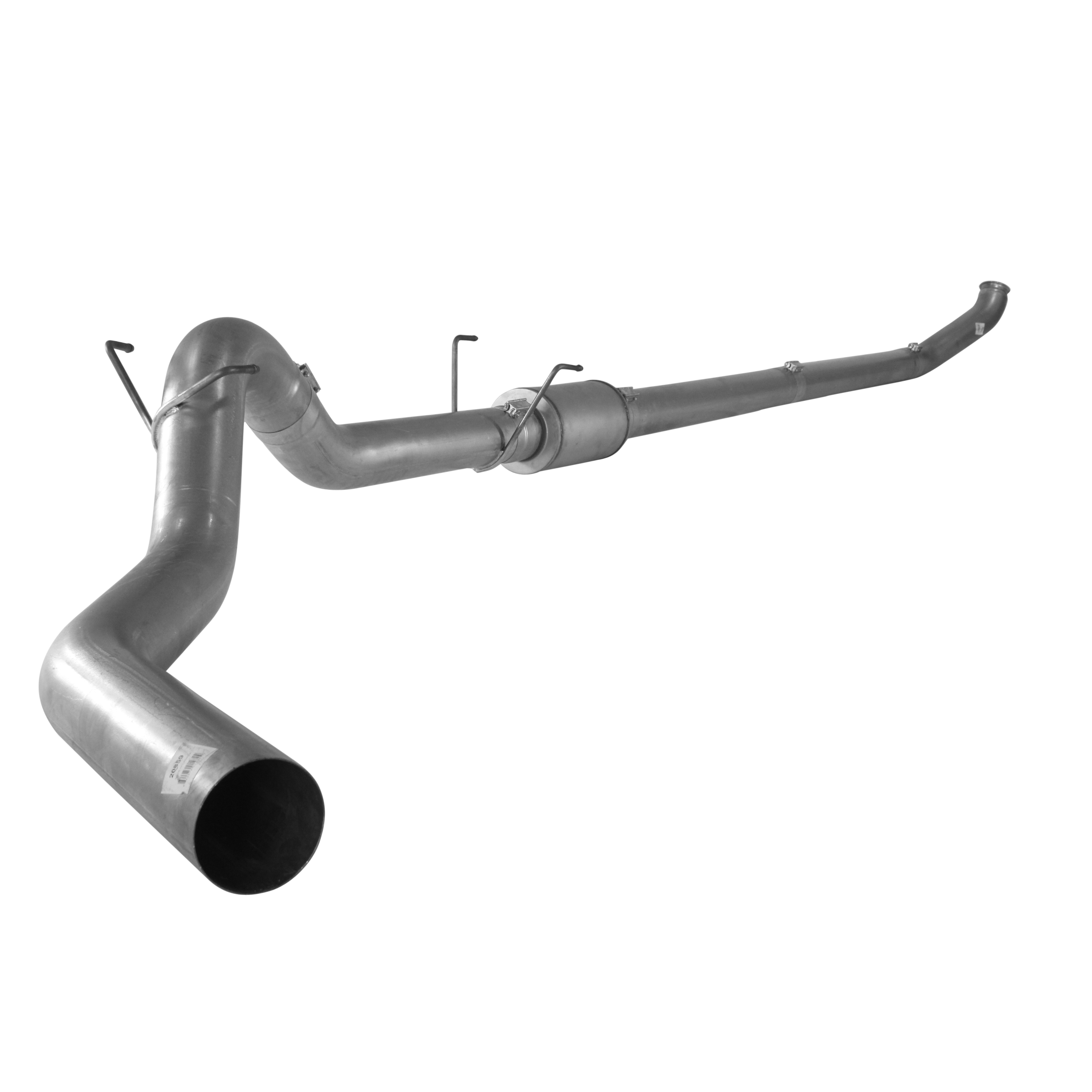 2007.5-2009 Cummins C&C 5" Turbo Back Exhaust w/Muffler SS (FLO-SS645)-Turbo Back Exhaust System-Flo-Pro-Dirty Diesel Customs