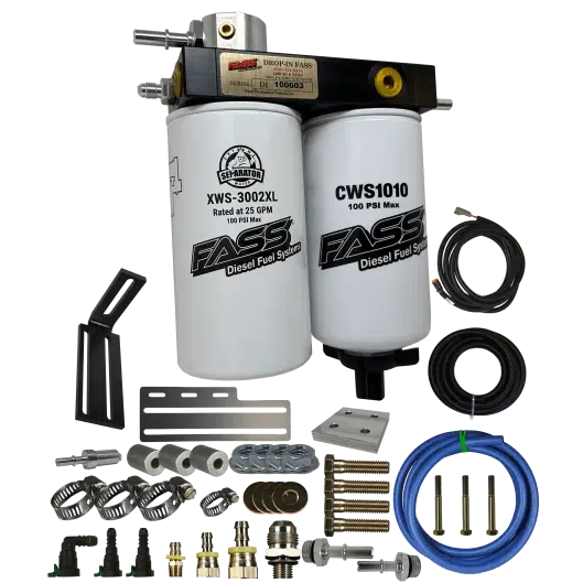 2007.5-2009 Cummins Drop-In Series Diesel Fuel System (DIFSRAM3001)-Filtration System-Fass Fuel Systems-DIFSRAM3001-Dirty Diesel Customs