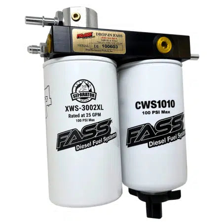 2007.5-2009 Cummins Drop-In Series Diesel Fuel System (DIFSRAM3001)-Filtration System-Fass Fuel Systems-DIFSRAM3001-Dirty Diesel Customs