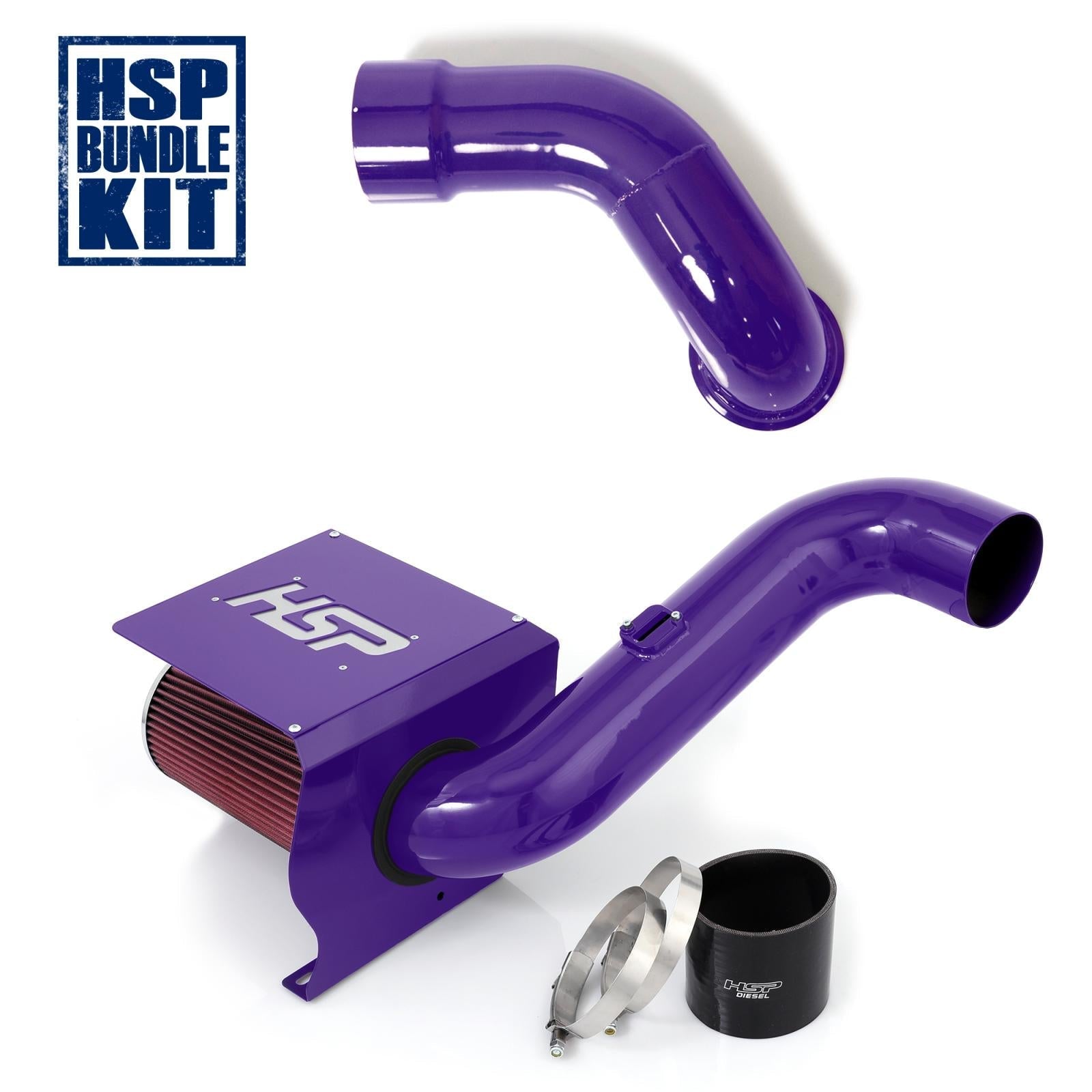 2007.5-2010 Duramax Cold Air Intake Bundle (481-HSP)-Intake Kit-HSP Diesel-481-HSP-CP-Dirty Diesel Customs