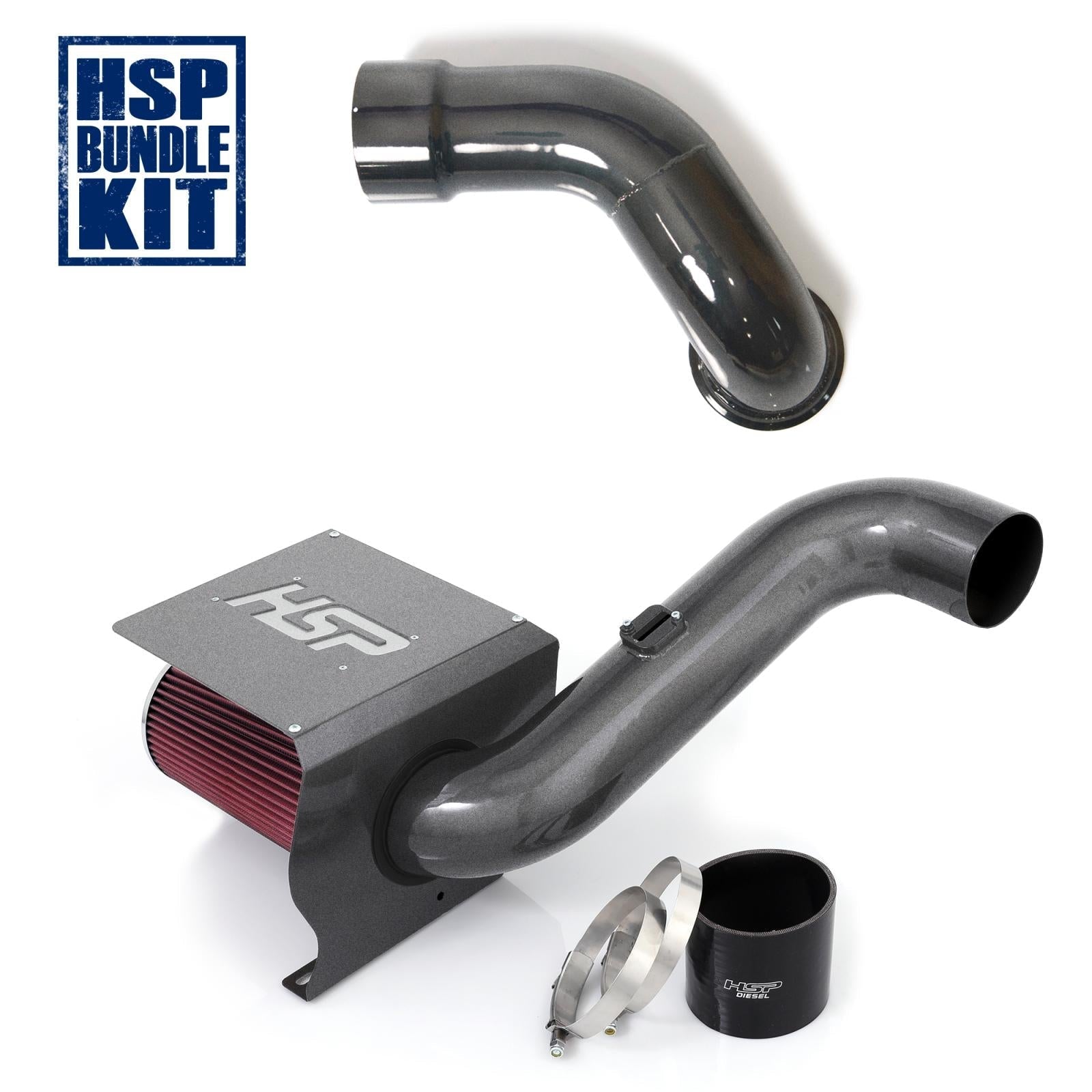 2007.5-2010 Duramax Cold Air Intake Bundle (481-HSP)-Intake Kit-HSP Diesel-481-HSP-DG-Dirty Diesel Customs