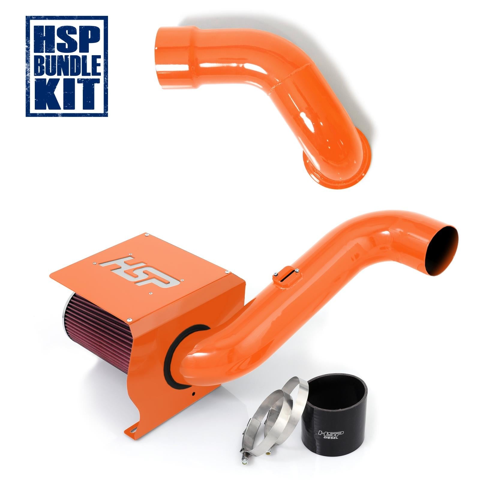 2007.5-2010 Duramax Cold Air Intake Bundle (481-HSP)-Intake Kit-HSP Diesel-481-HSP-O-Dirty Diesel Customs