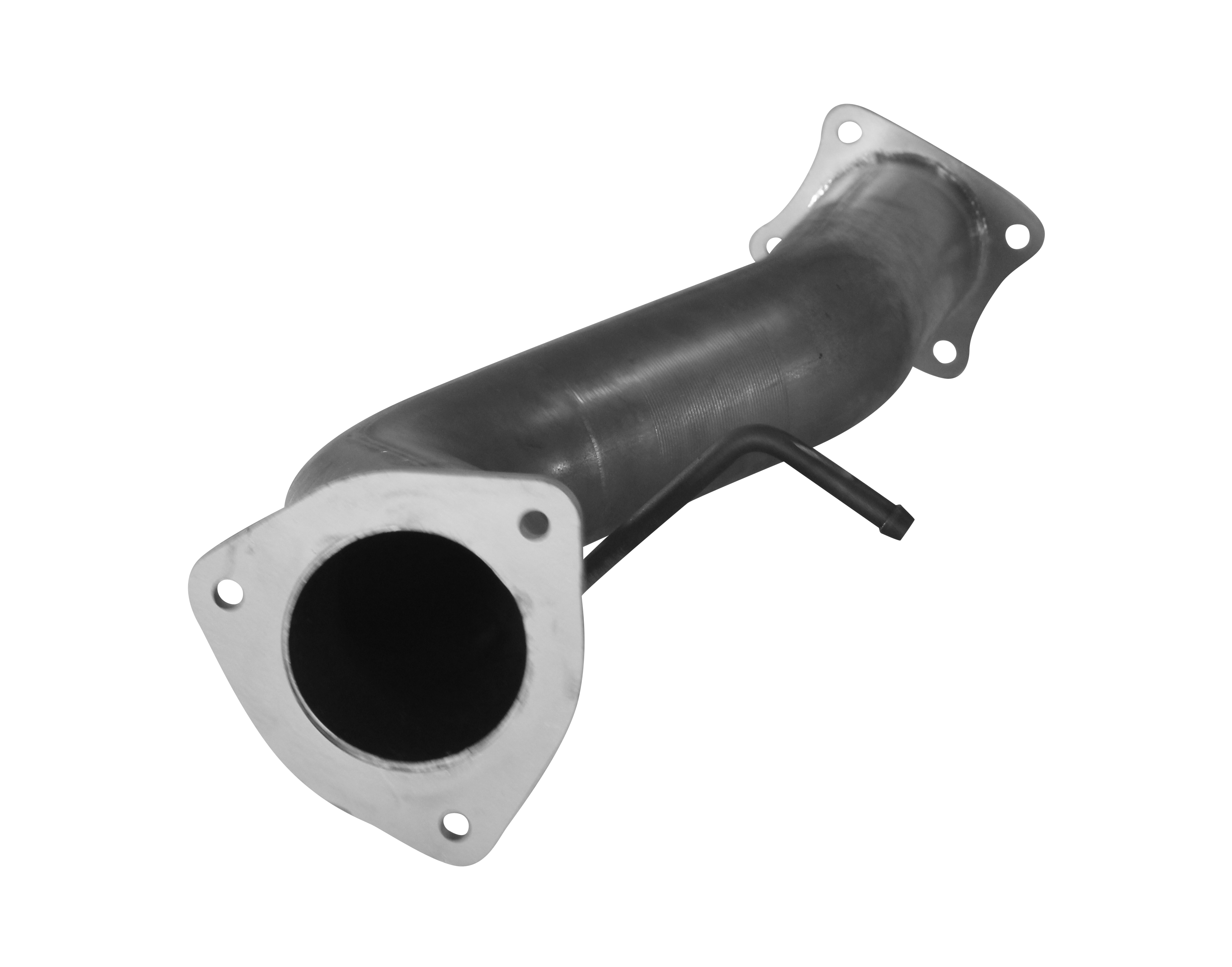 2007.5-2010 Duramax EC-SB 4" DPF Delete Pipe (FLO-18223)-Delete Pipe-Flo-Pro-431004-Dirty Diesel Customs