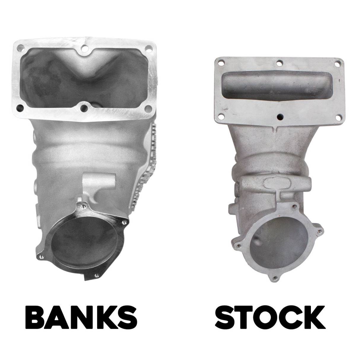 2007.5-2012 Cummins Gen 2 Monster-Ram Air Intake System (42797)-Intake Elbows-Banks Power-Dirty Diesel Customs