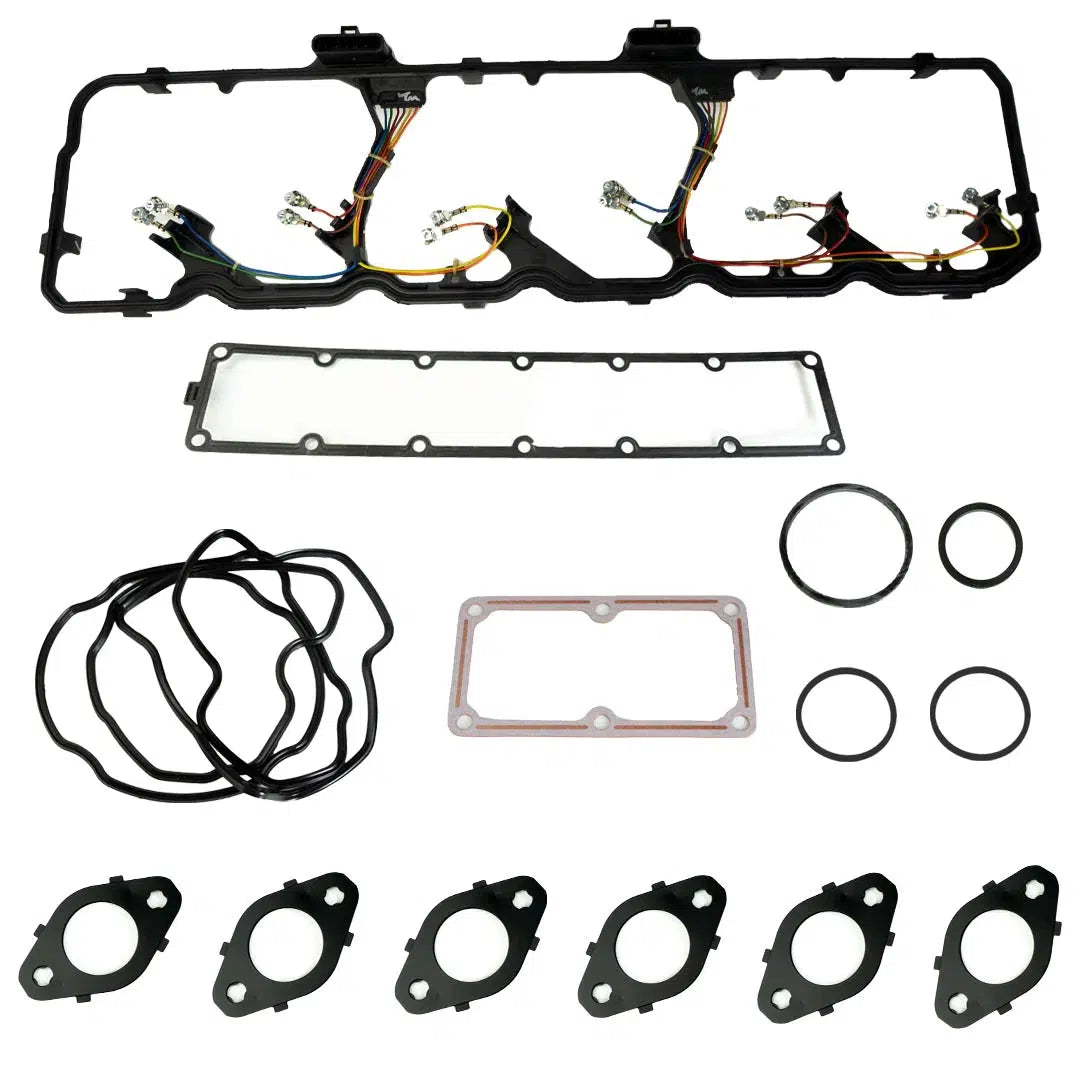 2007.5-2018 Cummins Engine Installation Gasket W/ Injector Harness (246B05)-Engine Gaskets-Industrial Injection-246B05-Dirty Diesel Customs