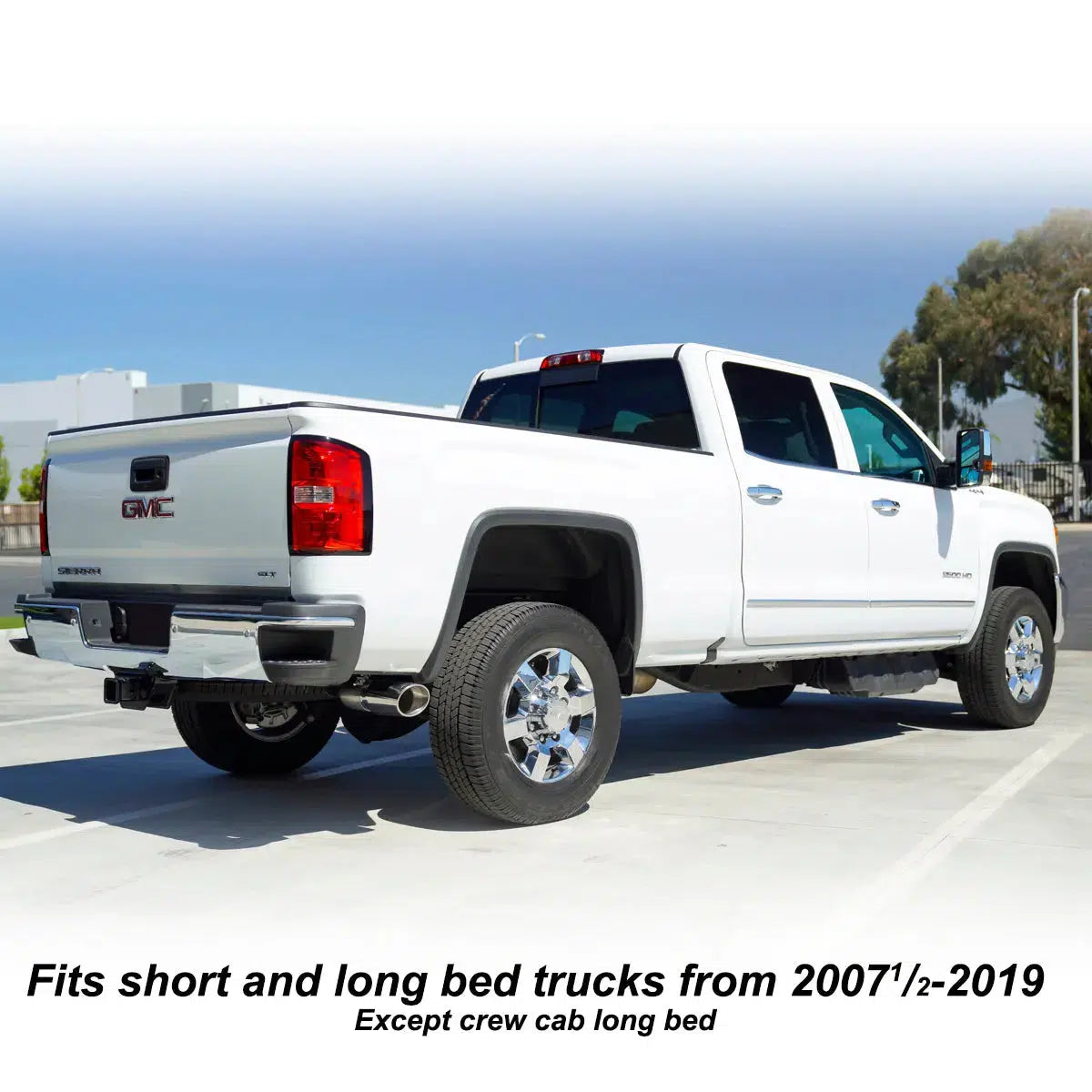 2007.5-2019 Duramax 4" Cat-Back Exhaust Kit 304 SS W/ Polished Tip (117010350)-Exhaust Pipe-PPE-117010350-Dirty Diesel Customs