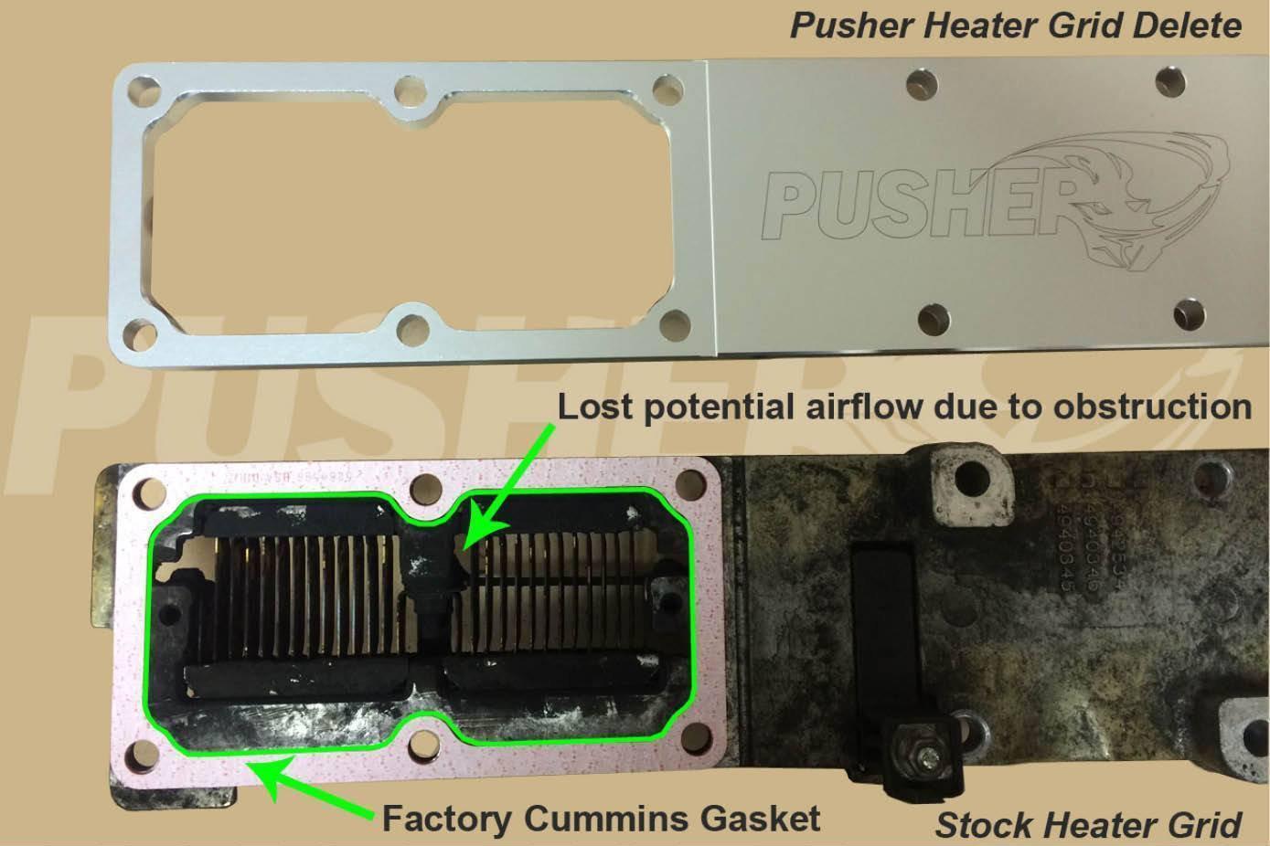 2007.5-2022 Cummins Grid Heater Delete (PDC0718HGD)-Grid Heater Delete-Pusher-Dirty Diesel Customs