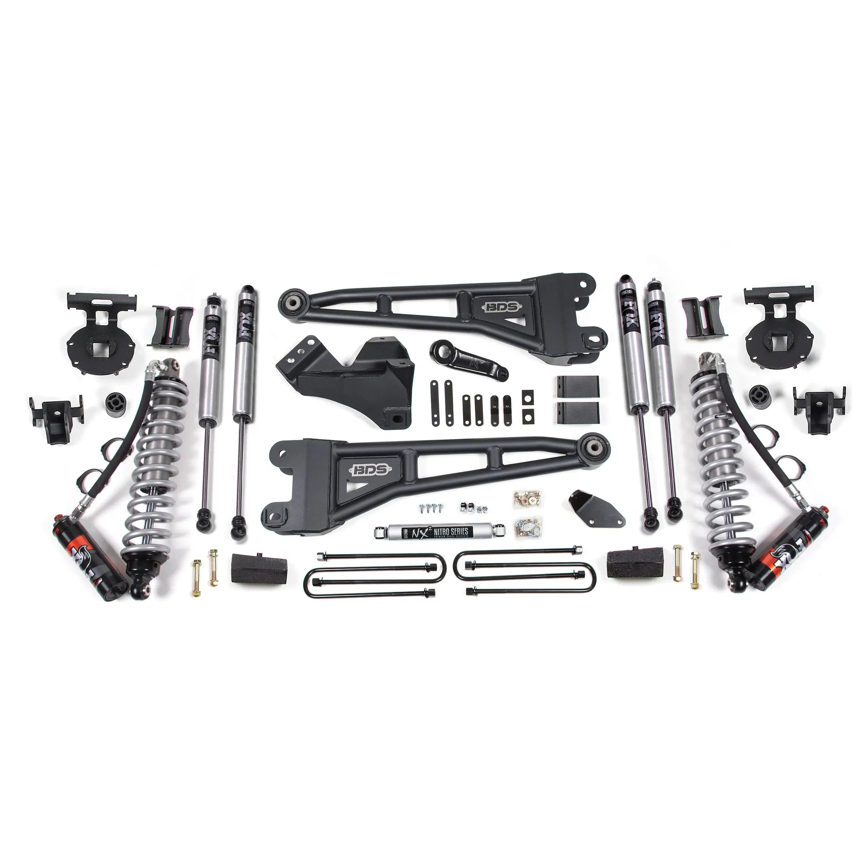 2008-2010 Powerstroke 4" Coilover Conversion Radius Arm Lift Kit (BDS1937FPE)-Lift Kit-BDS-Dirty Diesel Customs