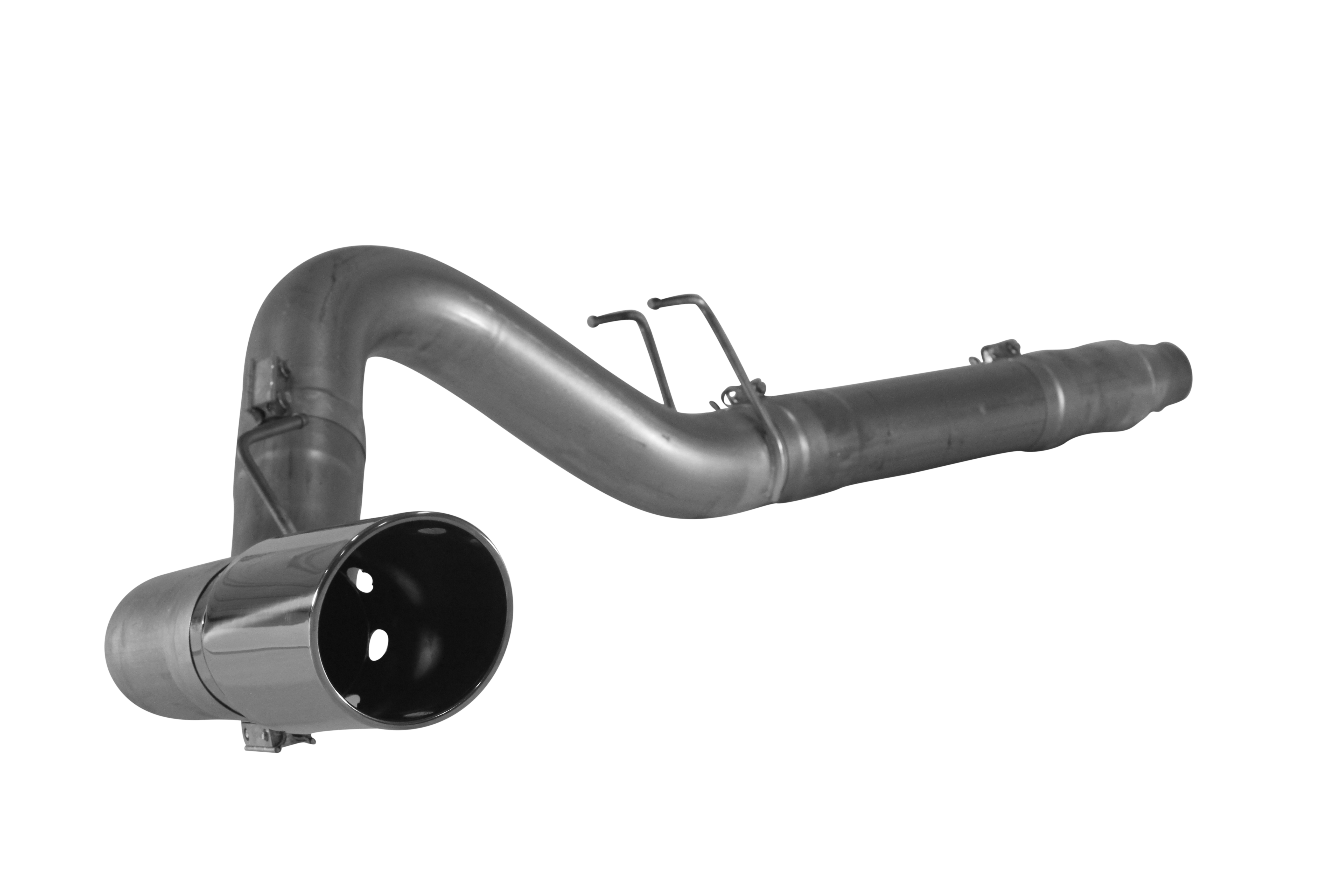 2008-2010 Powerstroke 4" DPF Back Exhaust System No Muffler (FLO 830)-Filter Back Exhaust System-Flo-Pro-421109-Dirty Diesel Customs