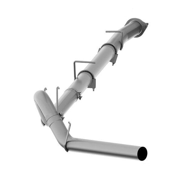 2008-2010 Powerstroke 4" SLM Series Downpipe Back Exhaust System - No Muffler (C6254SLM)-Downpipe Back Exhaust System-P1 Performance Products-C6254SLM-Dirty Diesel Customs