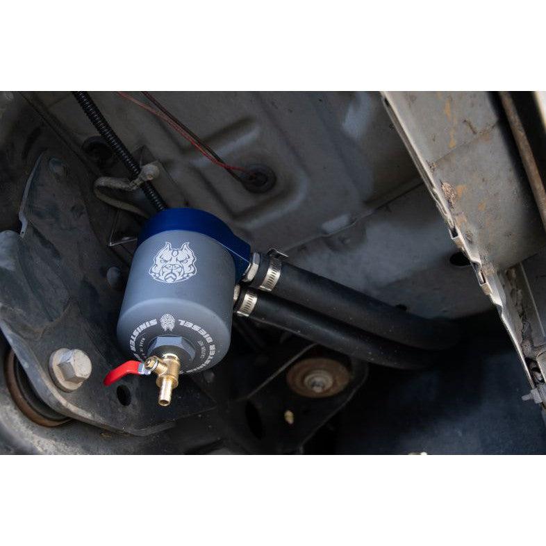 2008-2010 Powerstroke Billet Catch Can (SD-BCC-6.4)-Catch Can-Sinister-Dirty Diesel Customs