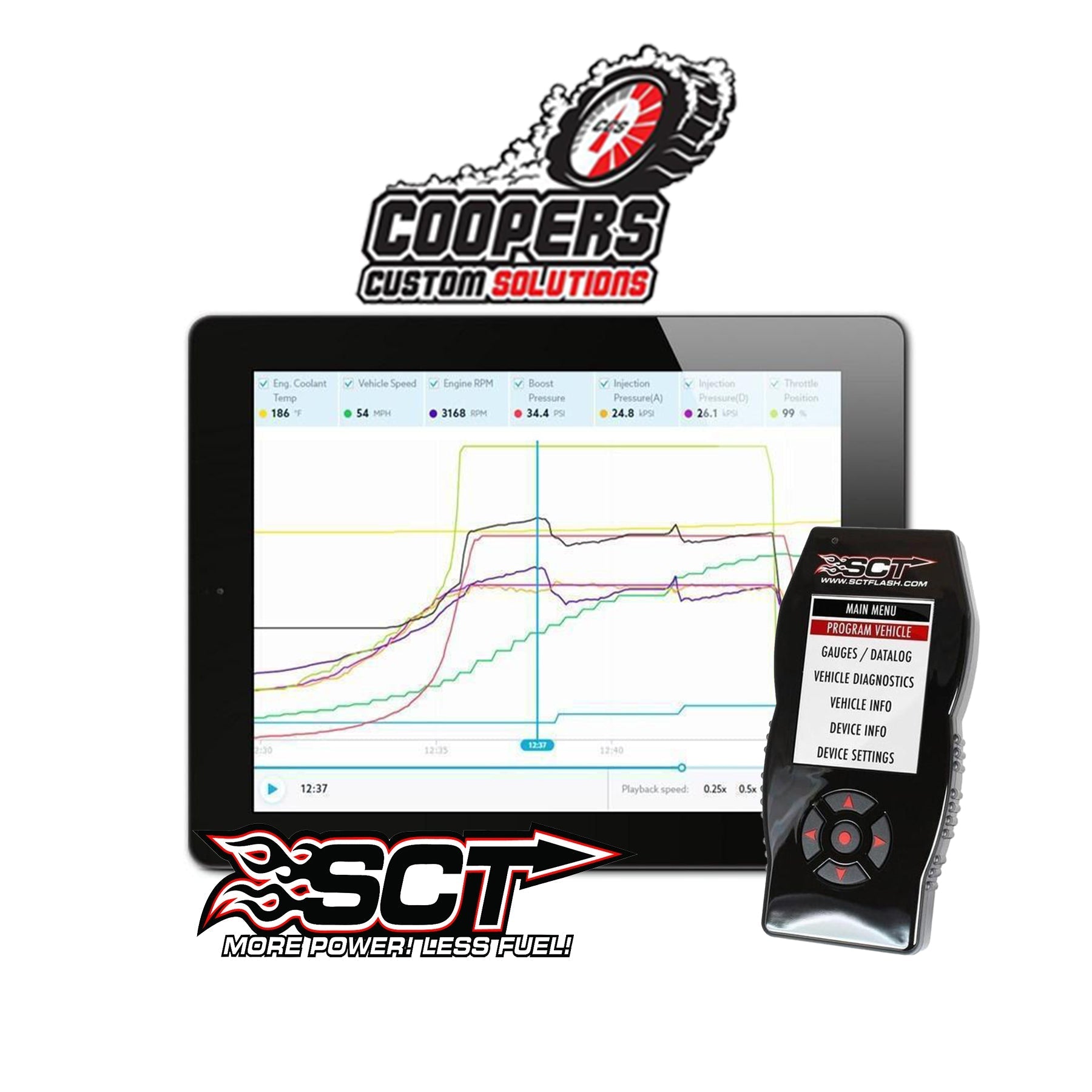 2008-2010 Powerstroke CCS Tuned SCT X4-Tuning-Coopers Custom Solutions-Dirty Diesel Customs