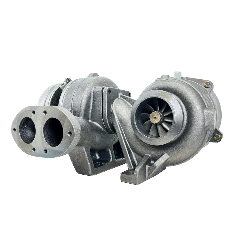 2008-2010 Powerstroke Fusion Compound Turbochargers (Stage 1 High Pressure & Stage 1 &2 Low Pressure) (302448)-Stock Turbocharger-KC Turbos-Dirty Diesel Customs