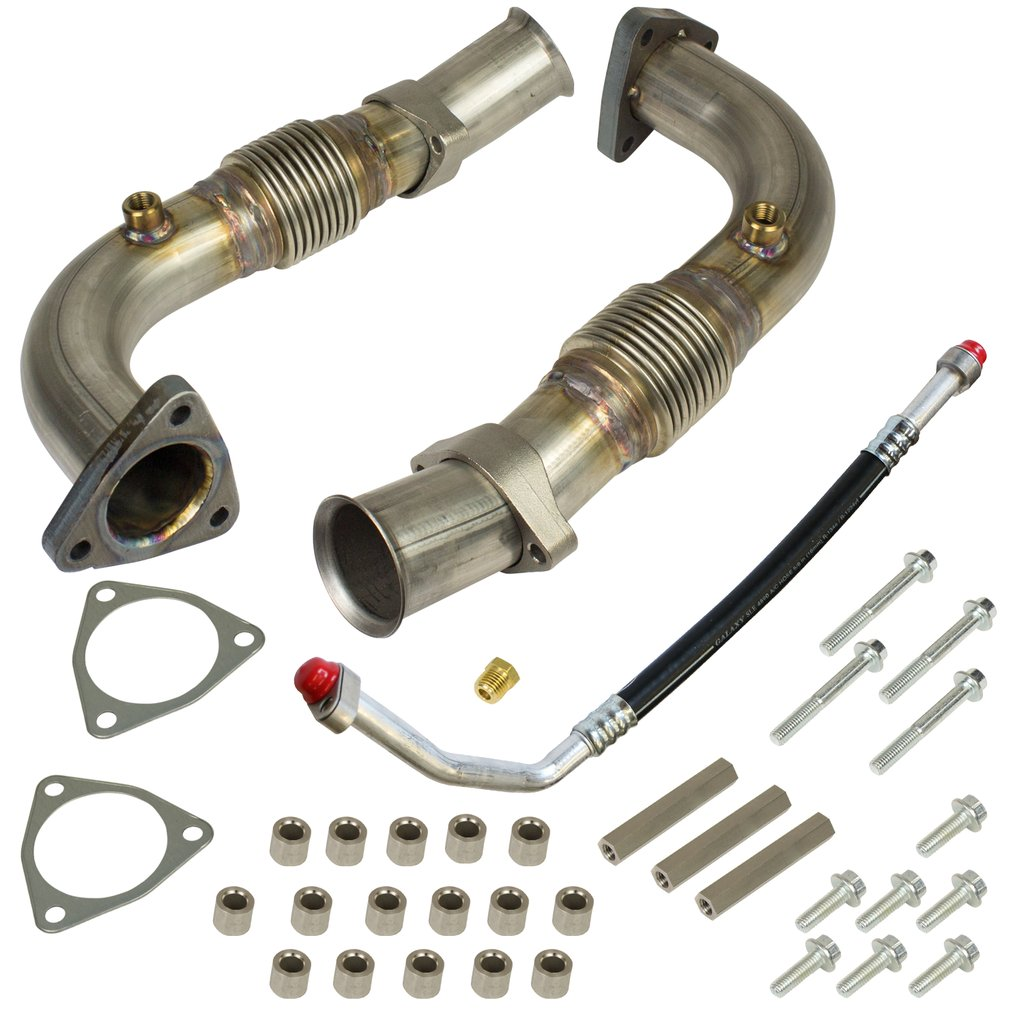 2008-2010 Powerstroke Up-Pipe Kit (1043908)-Up-Pipes-BD Diesel-Dirty Diesel Customs