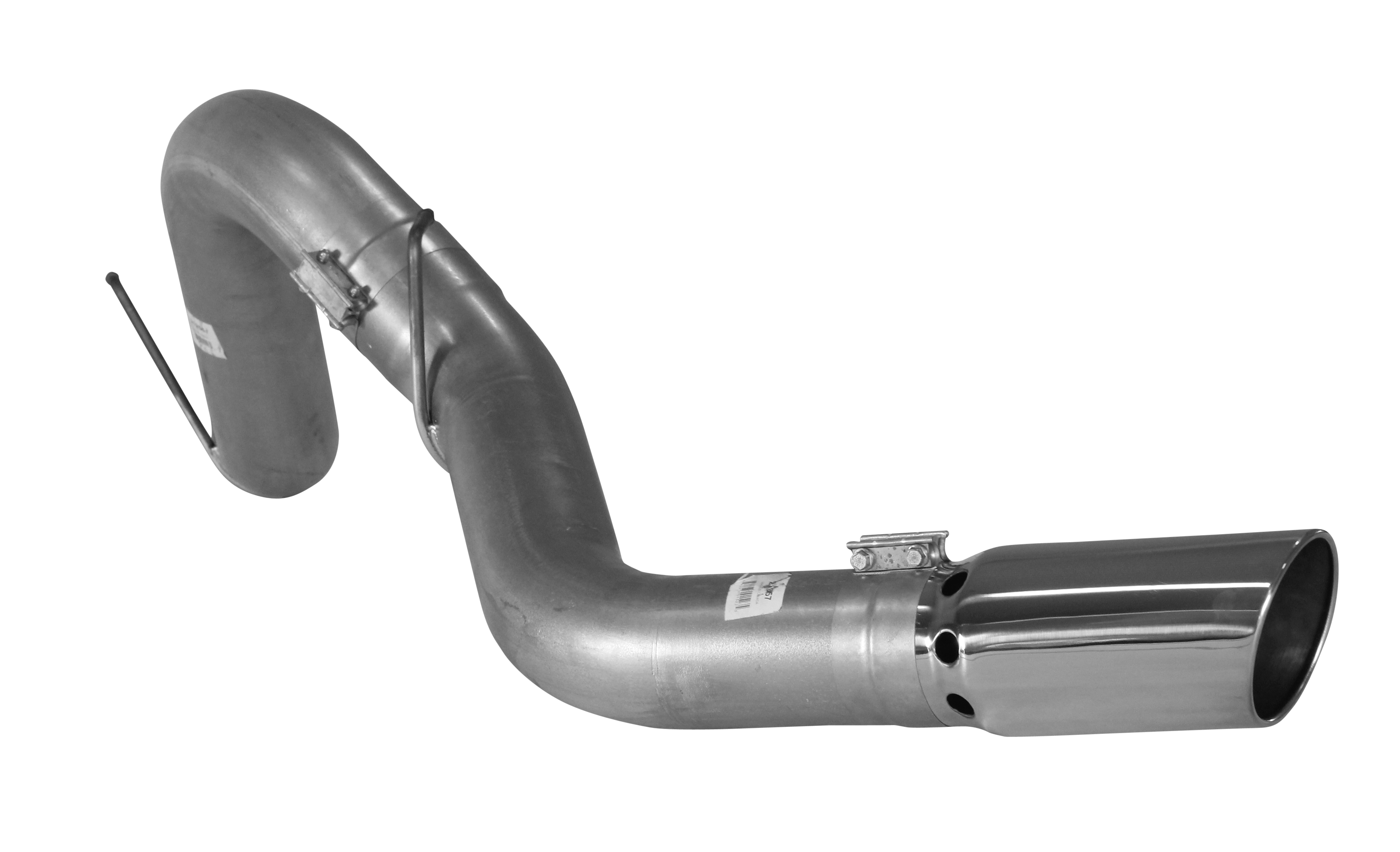 2010-2012 Cummins 4" DPF Back Exhaust - No Muffler (FLO 641)-Filter Back Exhaust System-Flo-Pro-511103-Dirty Diesel Customs