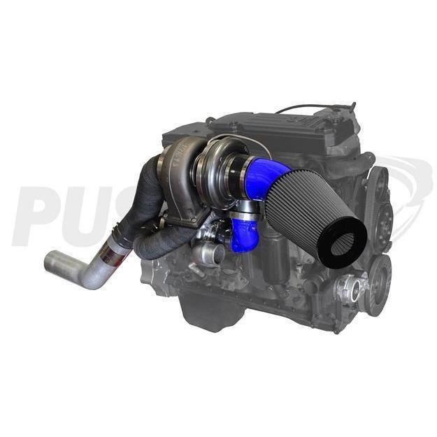 2010-2012 Cummins High Mount Compound Turbo System (PRC1012HM)-Compound Turbo Kit-Pusher-PRC1012HM_U-Dirty Diesel Customs