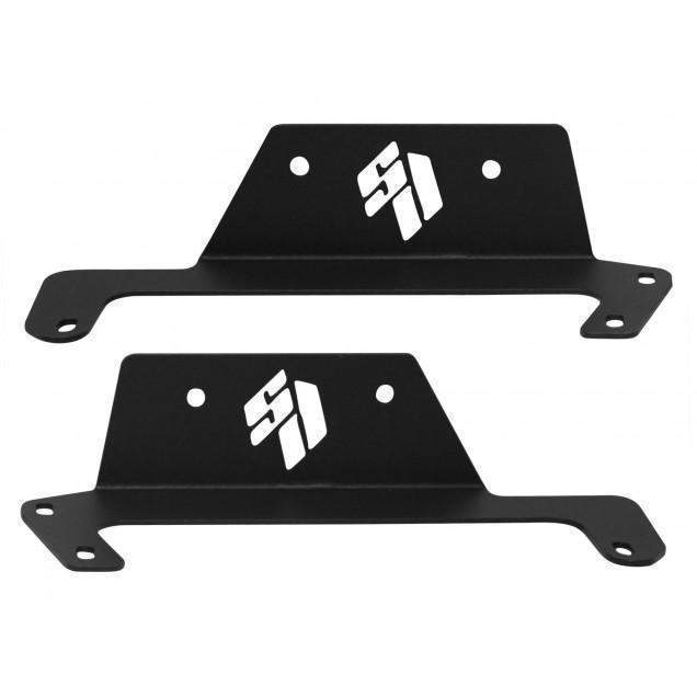 2010-2015 Cummins Dual LED Fog Light Mount Kit (10-30123)-Light Bar Mounts-Speed Demon-Dirty Diesel Customs