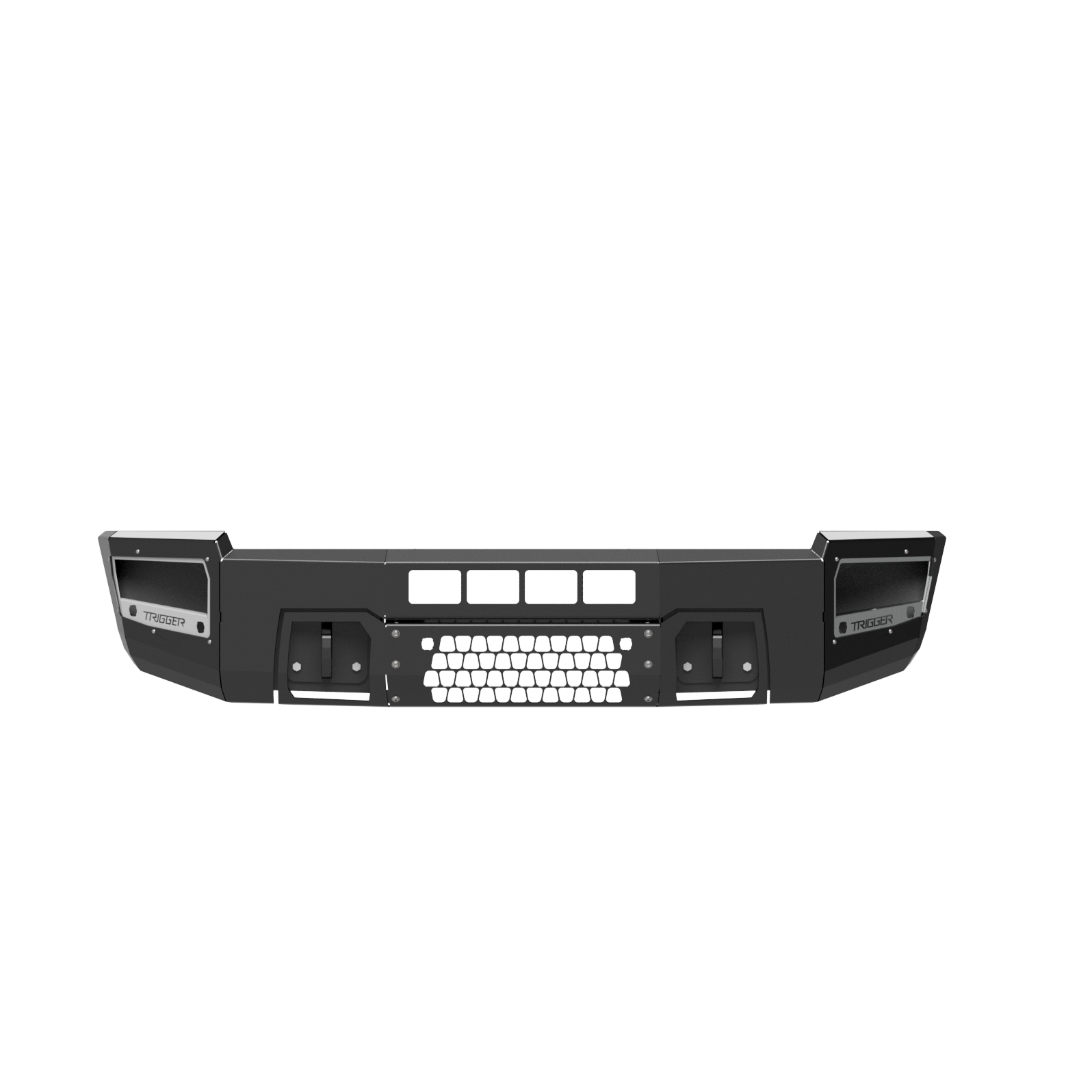 2010-2018 Cummins Maverick Front Bumper-Bumpers-Trigger Industries-TI-02-006-FB1-BTH-B-Dirty Diesel Customs