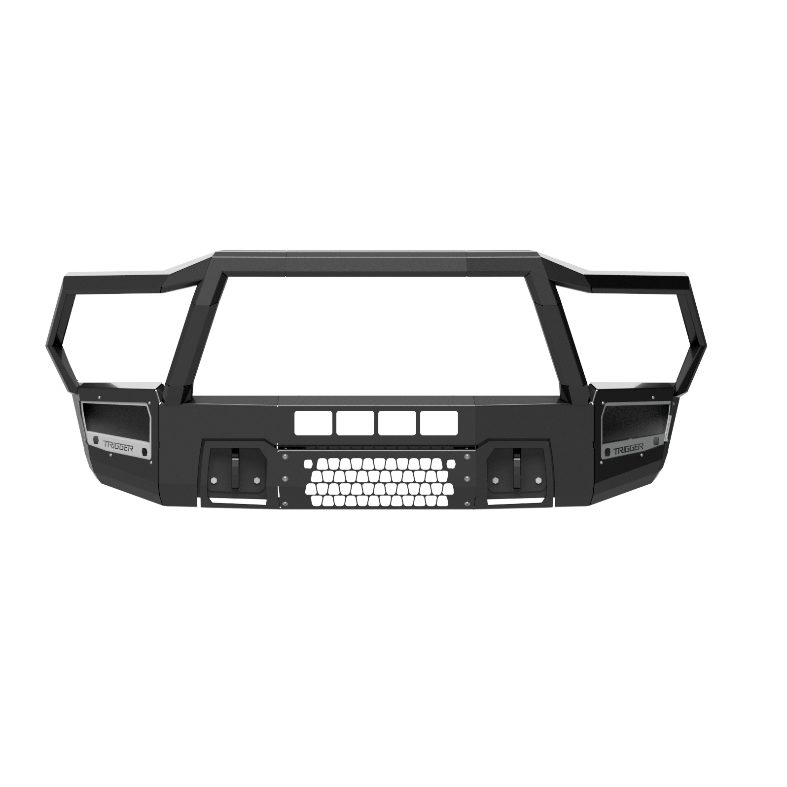 2010-2018 Cummins Maverick Front Bumper-Bumpers-Trigger Industries-TI-02-006-FG1-BTH-B-Dirty Diesel Customs