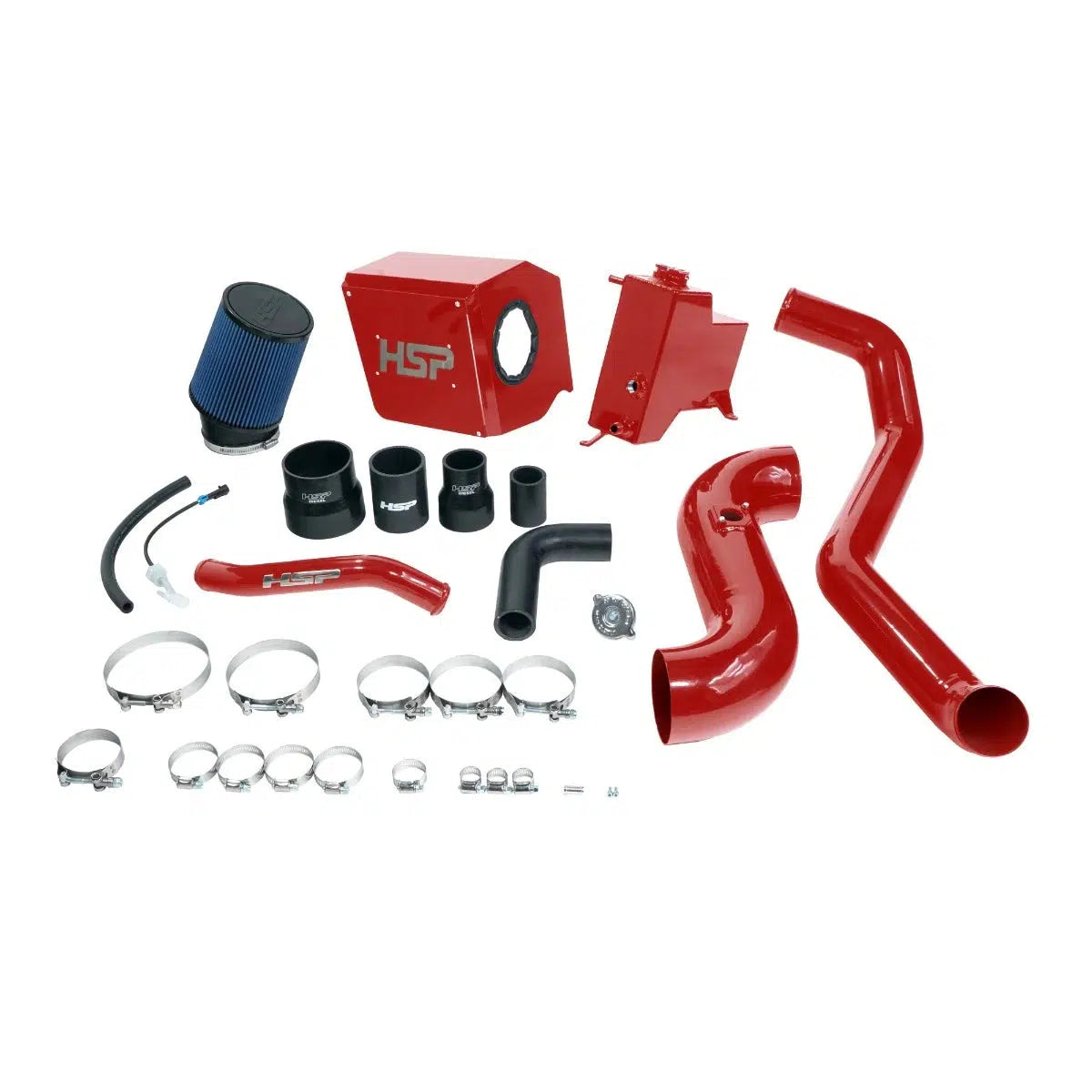 2011-2012 Deluxe No Bridge / Cold Side Bundle Kit (HSP-D-594-1-HSP)-Intake Kit-HSP Diesel-HSP-D-594-1-HSP-BR-Dirty Diesel Customs