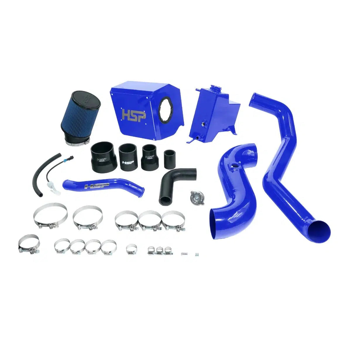 2011-2012 Deluxe No Bridge / Cold Side Bundle Kit (HSP-D-594-1-HSP)-Intake Kit-HSP Diesel-HSP-D-594-1-HSP-CB-Dirty Diesel Customs