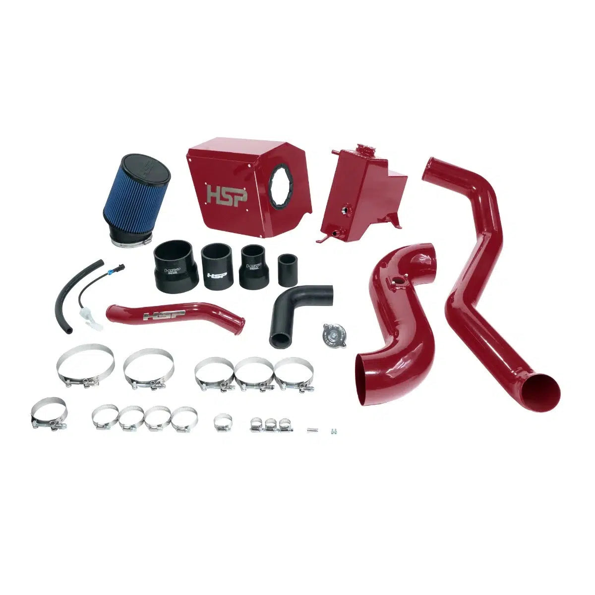 2011-2012 Deluxe No Bridge / Cold Side Bundle Kit (HSP-D-594-1-HSP)-Intake Kit-HSP Diesel-HSP-D-594-1-HSP-CR-Dirty Diesel Customs