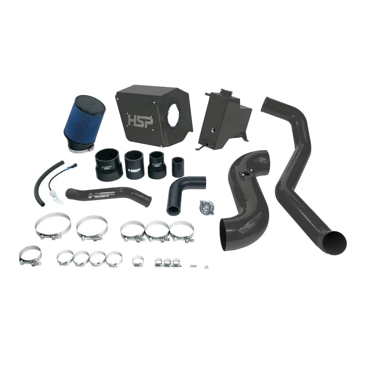 2011-2012 Deluxe No Bridge / Cold Side Bundle Kit (HSP-D-594-1-HSP)-Intake Kit-HSP Diesel-HSP-D-594-1-HSP-DG-Dirty Diesel Customs