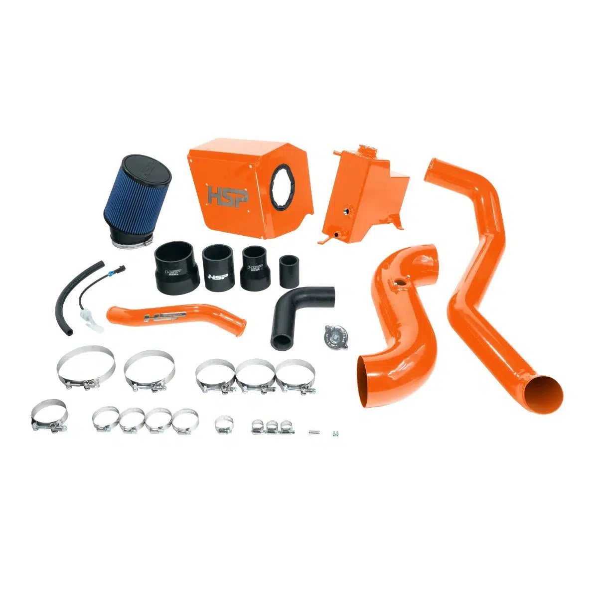 2011-2012 Deluxe No Bridge / Cold Side Bundle Kit (HSP-D-594-1-HSP)-Intake Kit-HSP Diesel-HSP-D-594-1-HSP-O-Dirty Diesel Customs