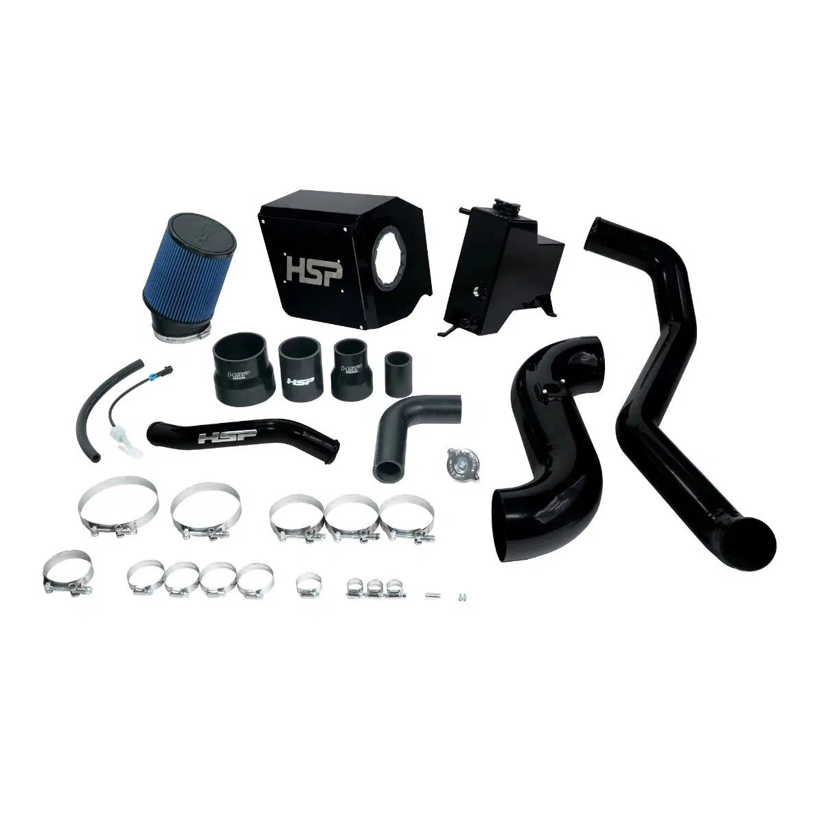 2011-2012 Deluxe No Bridge / Cold Side Bundle Kit (HSP-D-594-1-HSP)-Intake Kit-HSP Diesel-HSP-D-594-1-HSP-SB-Dirty Diesel Customs