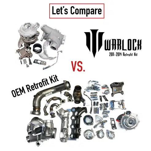 2011-2014 Powerstroke 6.7L Warlock Retrofit Turbo Kit (3022XX)-Turbo Kit-KC Turbos-Dirty Diesel Customs