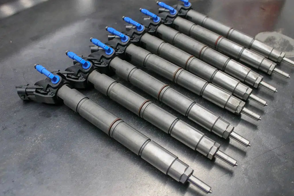 2011-2014 Powerstroke Brand New Injector Set - 20% Over (DDPNFD67-50)-Performance Injectors-Dynomite Diesel-Dirty Diesel Customs