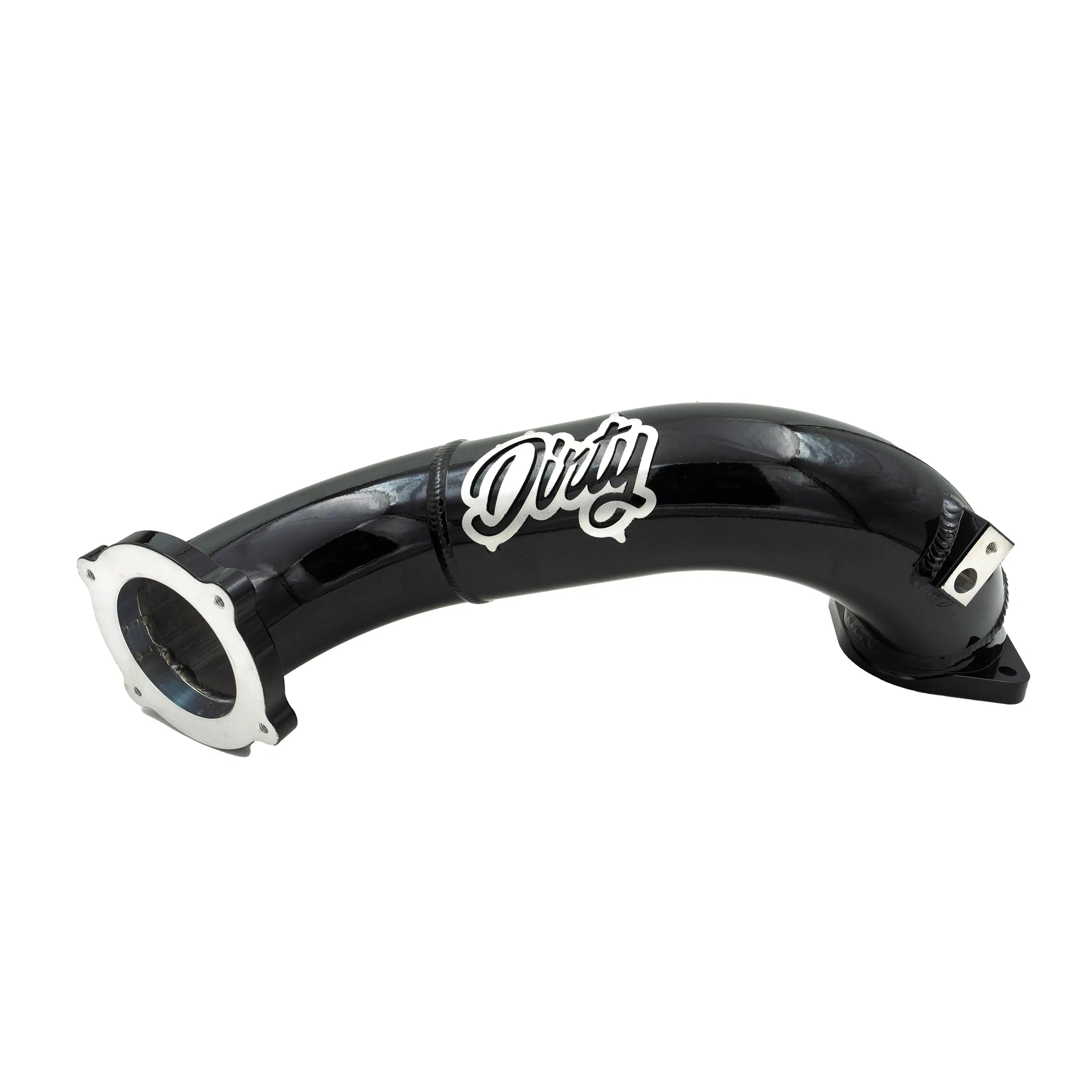 2011-2016 Duramax Dirty Cold Side Crossover Pipe w/ Throttle Valve (LML-INT-A029)-Intercooler Piping-Dirty Diesel Customs-Dirty Diesel Customs