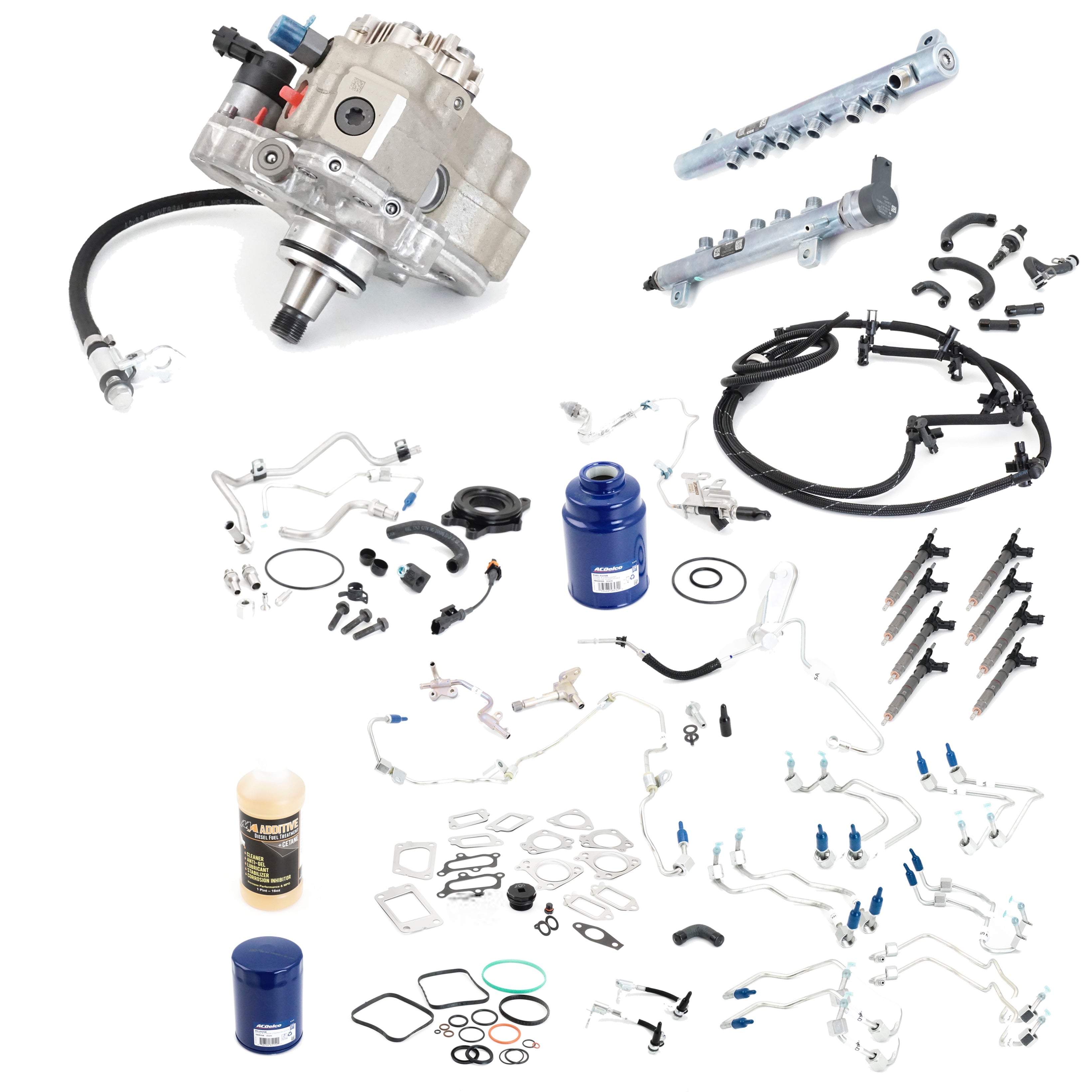 2011-2016 Duramax Fuel System Replacement Kit (1090X)-Injection Pump-Merchant Auto-Dirty Diesel Customs