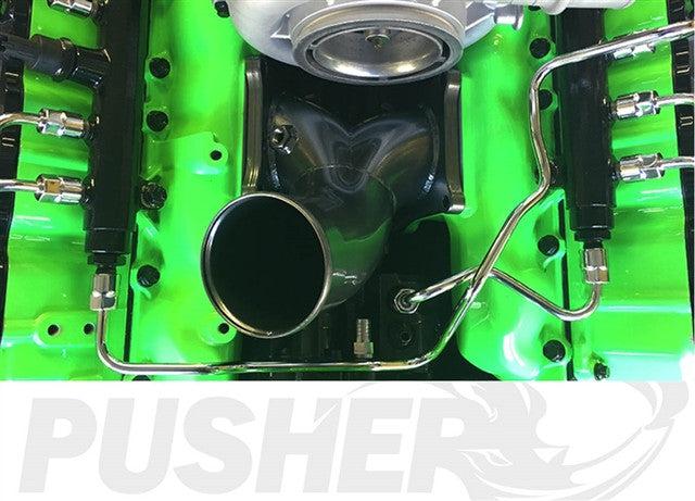 2011-2016 Duramax SuperMax Intake System w/ 3" Driver-side Charge Tube (PGD1116SKT)-Intercooler Kit-Pusher-Dirty Diesel Customs