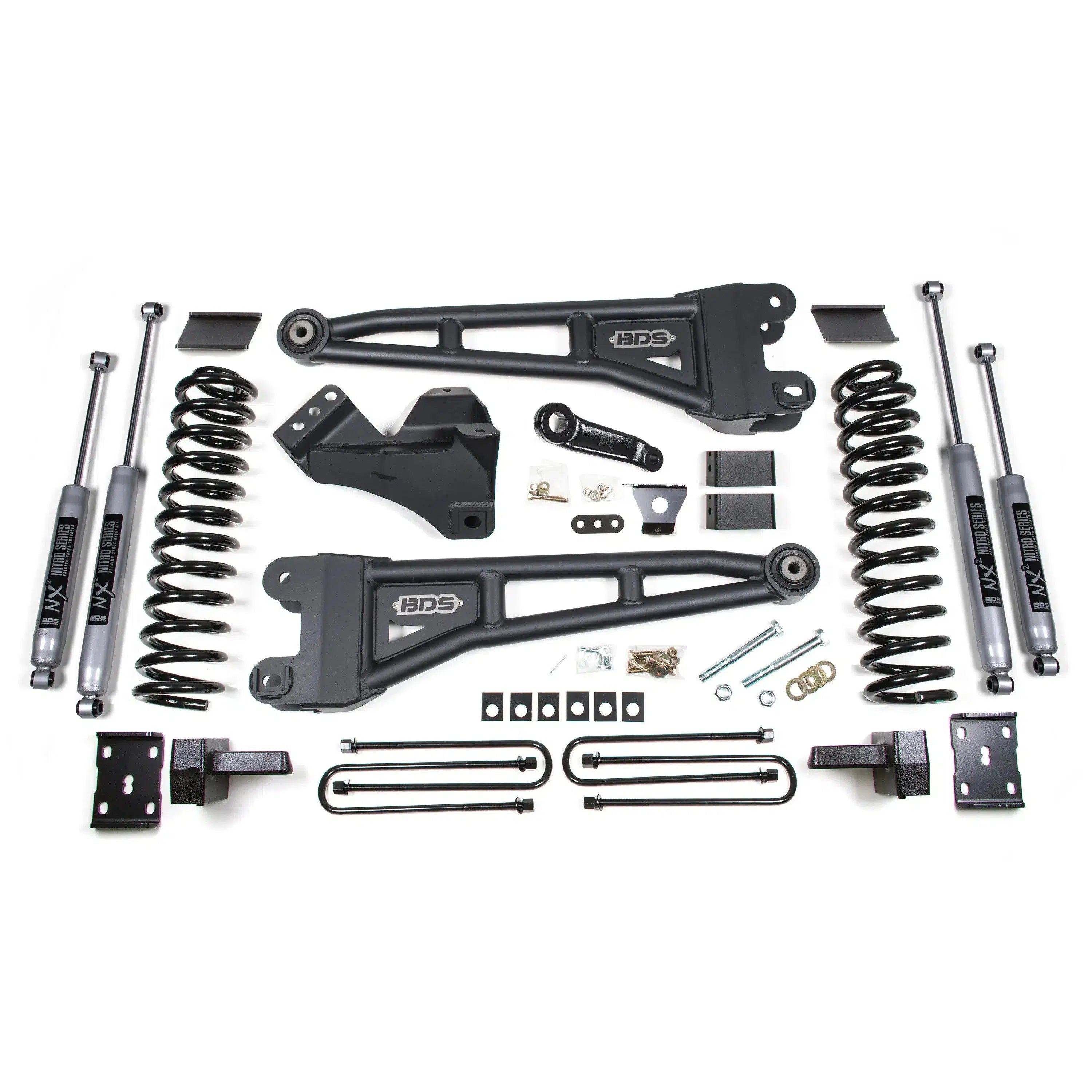 2011-2016 Powerstroke 4" Radius Arm Lift Kit (BDS1596H)-Lift Kit-BDS-Dirty Diesel Customs